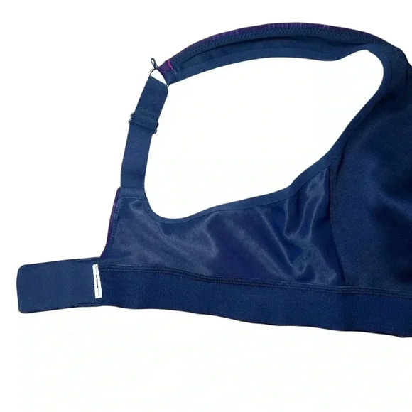 Women's Brooks Convertible Sports Bra Matrix Navy Print - Picture 15 of 16